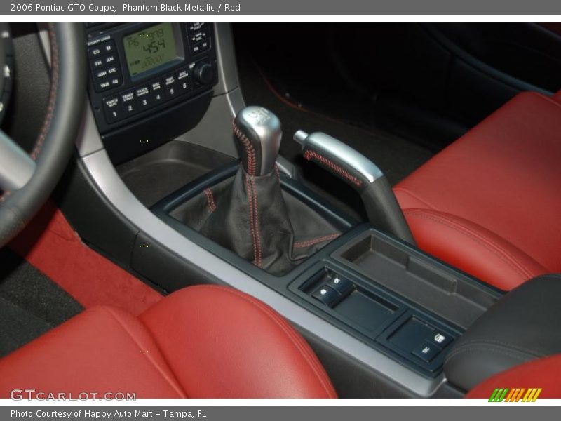 Phantom Black Metallic / Red 2006 Pontiac GTO Coupe