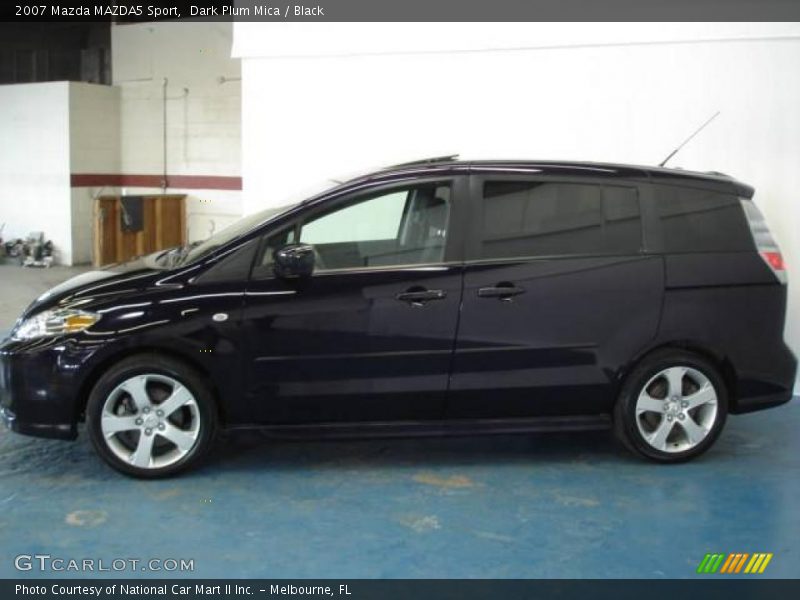 Dark Plum Mica / Black 2007 Mazda MAZDA5 Sport