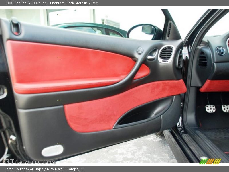 Phantom Black Metallic / Red 2006 Pontiac GTO Coupe