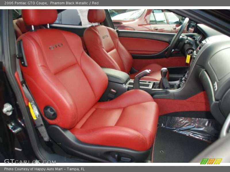 Phantom Black Metallic / Red 2006 Pontiac GTO Coupe