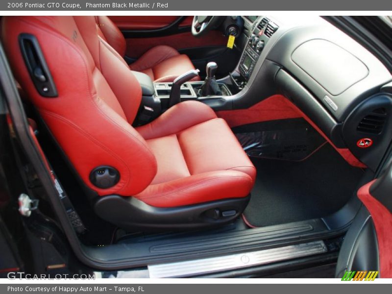 Phantom Black Metallic / Red 2006 Pontiac GTO Coupe