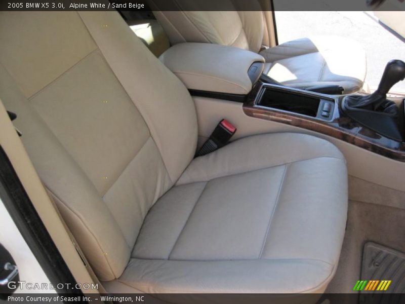 Alpine White / Sand Beige 2005 BMW X5 3.0i