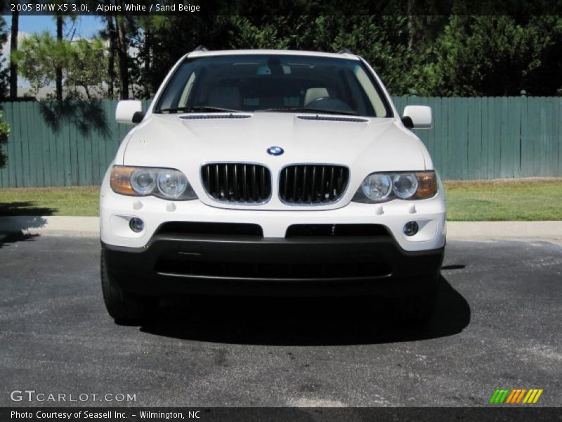 Alpine White / Sand Beige 2005 BMW X5 3.0i