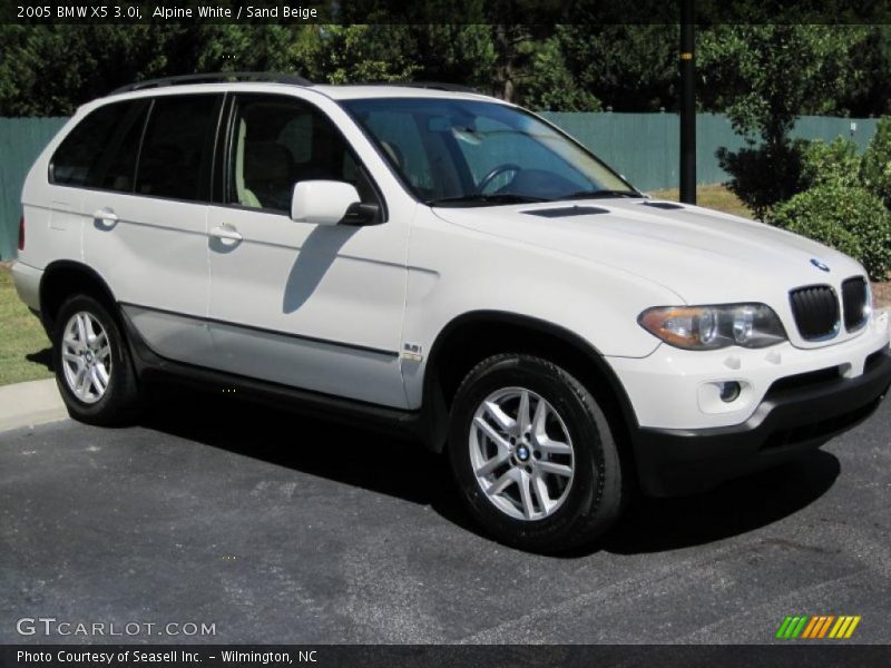Alpine White / Sand Beige 2005 BMW X5 3.0i