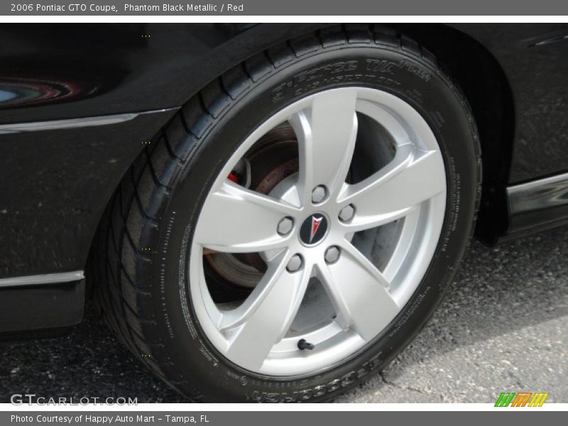 Phantom Black Metallic / Red 2006 Pontiac GTO Coupe
