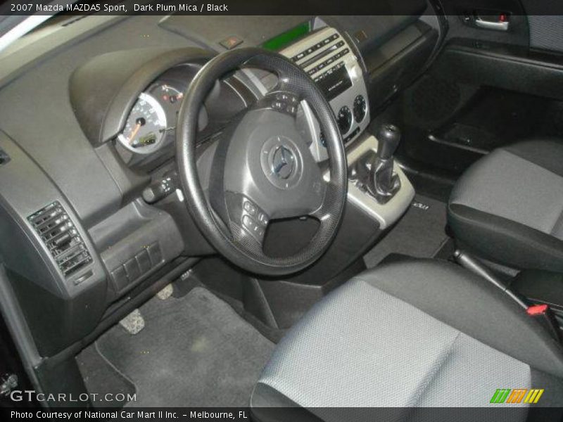 Dark Plum Mica / Black 2007 Mazda MAZDA5 Sport