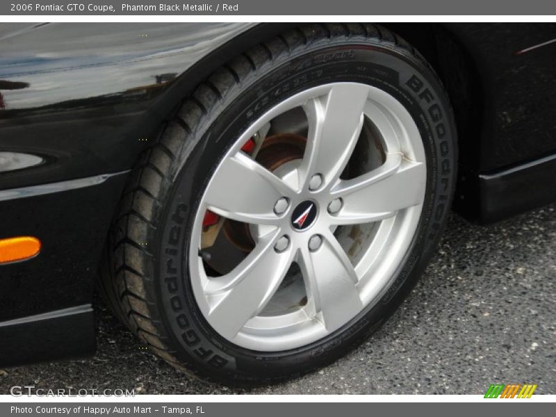 Phantom Black Metallic / Red 2006 Pontiac GTO Coupe