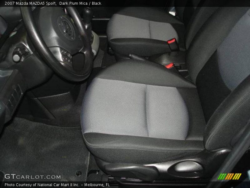 Dark Plum Mica / Black 2007 Mazda MAZDA5 Sport