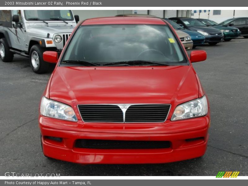 Phoenix Red / Black 2003 Mitsubishi Lancer OZ Rally