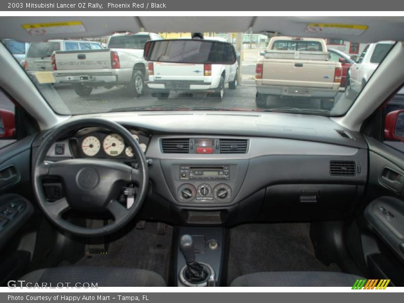 Phoenix Red / Black 2003 Mitsubishi Lancer OZ Rally