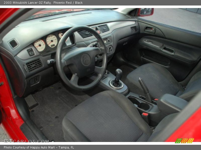 Phoenix Red / Black 2003 Mitsubishi Lancer OZ Rally