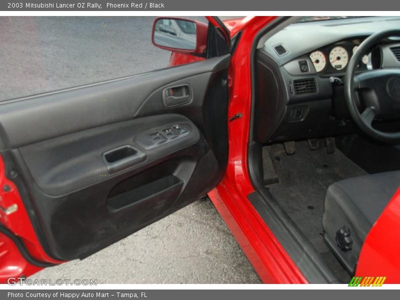 Phoenix Red / Black 2003 Mitsubishi Lancer OZ Rally