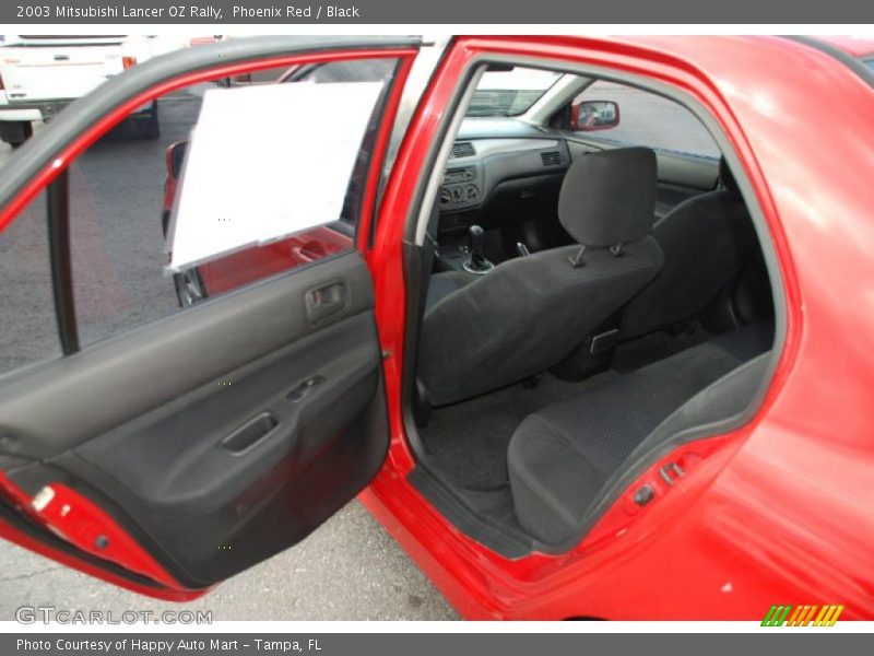 Phoenix Red / Black 2003 Mitsubishi Lancer OZ Rally