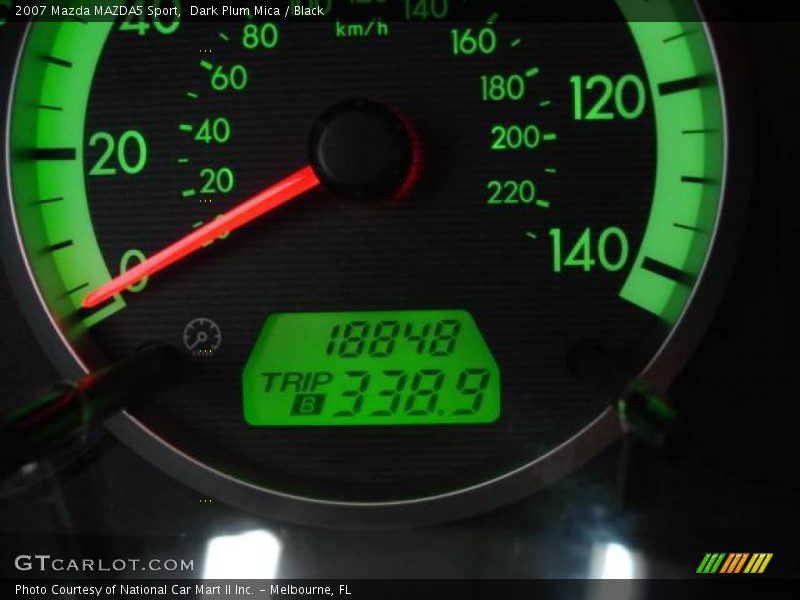 Dark Plum Mica / Black 2007 Mazda MAZDA5 Sport