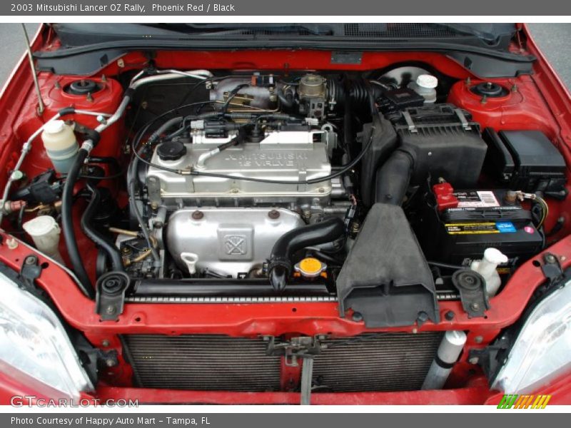 Phoenix Red / Black 2003 Mitsubishi Lancer OZ Rally