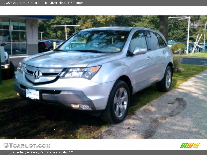 Billet Silver Metallic / Taupe 2007 Acura MDX Sport