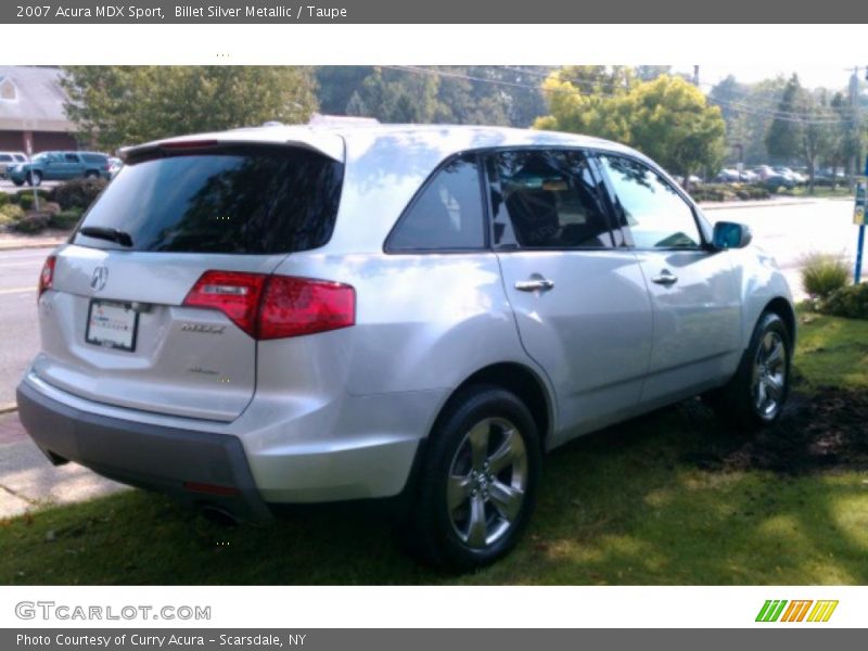 Billet Silver Metallic / Taupe 2007 Acura MDX Sport