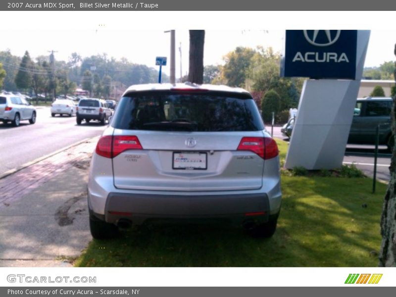 Billet Silver Metallic / Taupe 2007 Acura MDX Sport