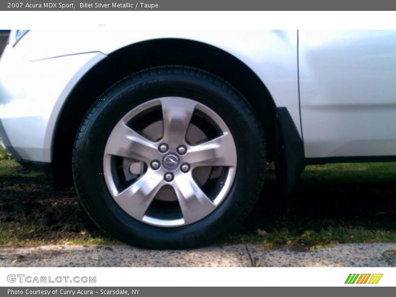 Billet Silver Metallic / Taupe 2007 Acura MDX Sport