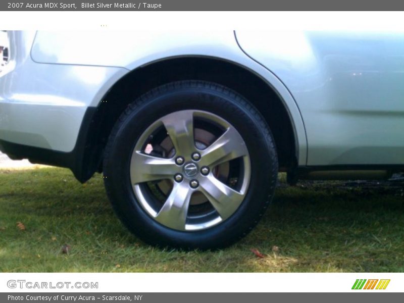 Billet Silver Metallic / Taupe 2007 Acura MDX Sport