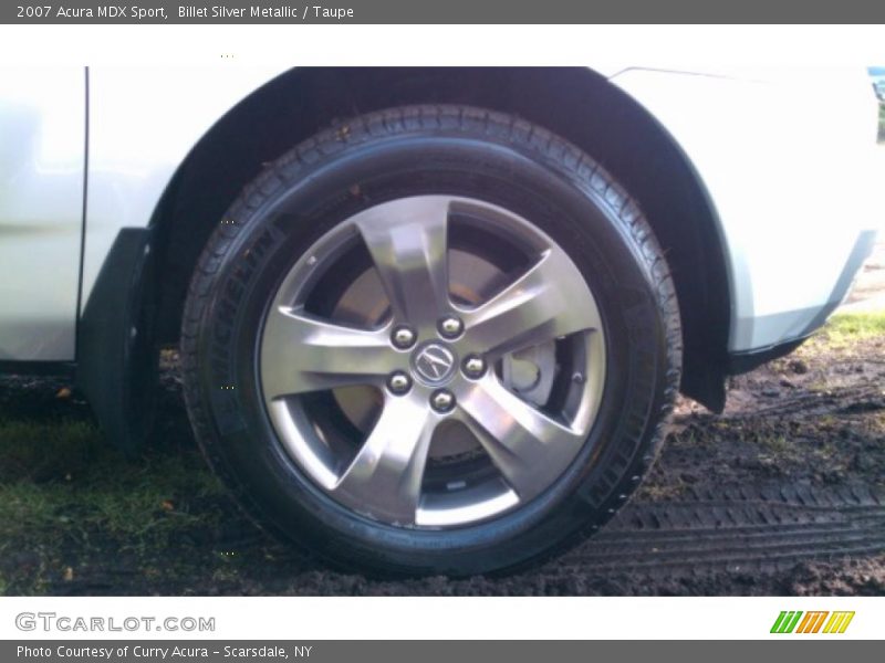 Billet Silver Metallic / Taupe 2007 Acura MDX Sport