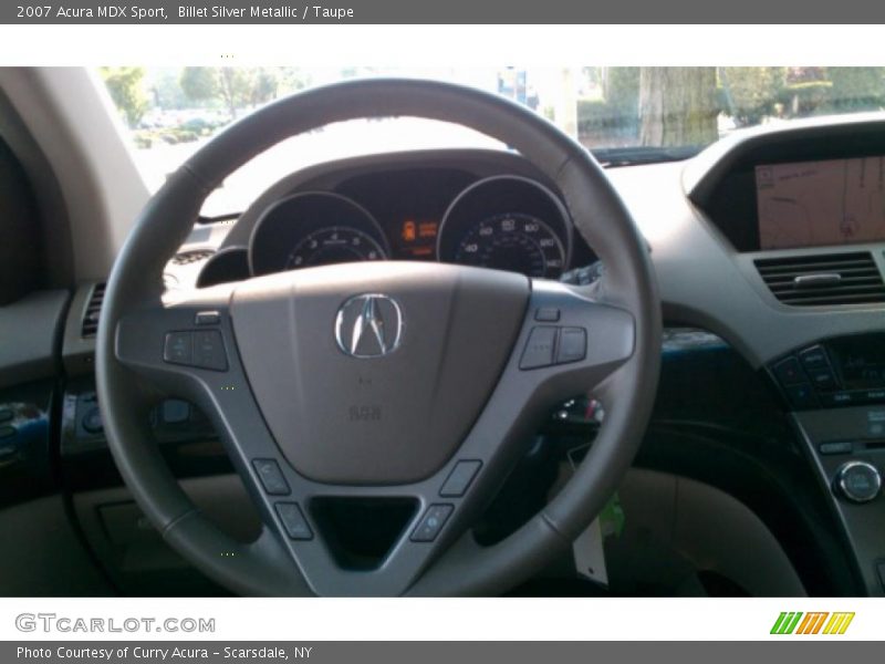 Billet Silver Metallic / Taupe 2007 Acura MDX Sport