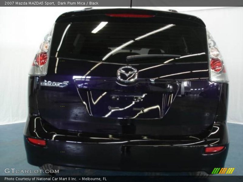 Dark Plum Mica / Black 2007 Mazda MAZDA5 Sport