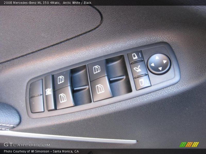 Arctic White / Black 2008 Mercedes-Benz ML 350 4Matic