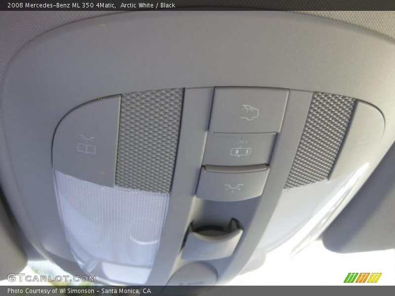 Arctic White / Black 2008 Mercedes-Benz ML 350 4Matic