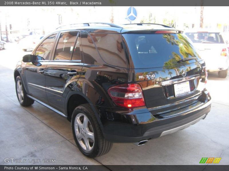 Black / Macadamia 2008 Mercedes-Benz ML 350 4Matic