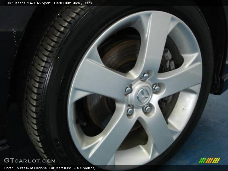 Dark Plum Mica / Black 2007 Mazda MAZDA5 Sport