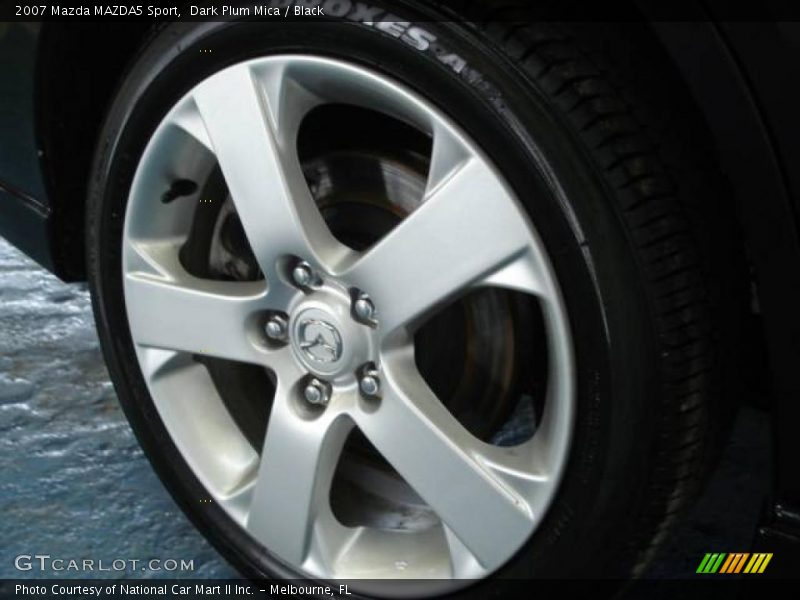 Dark Plum Mica / Black 2007 Mazda MAZDA5 Sport