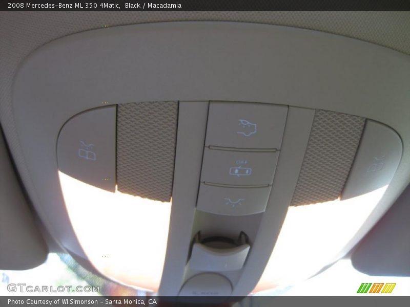 Black / Macadamia 2008 Mercedes-Benz ML 350 4Matic