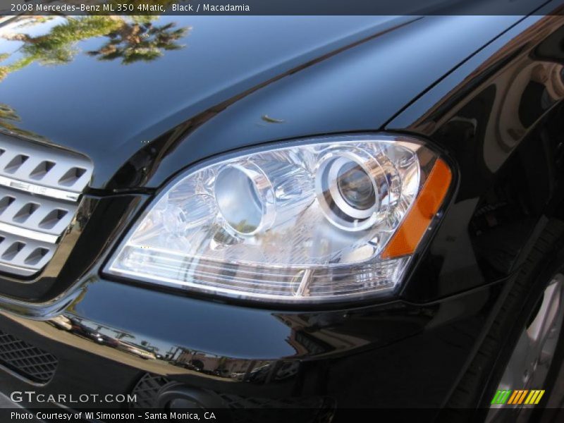 Black / Macadamia 2008 Mercedes-Benz ML 350 4Matic