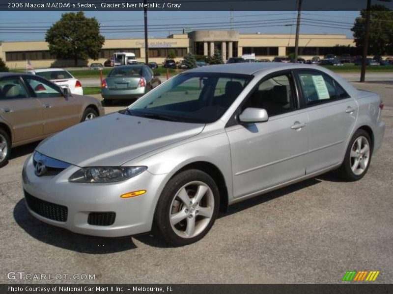 Glacier Silver Metallic / Gray 2006 Mazda MAZDA6 s Sedan