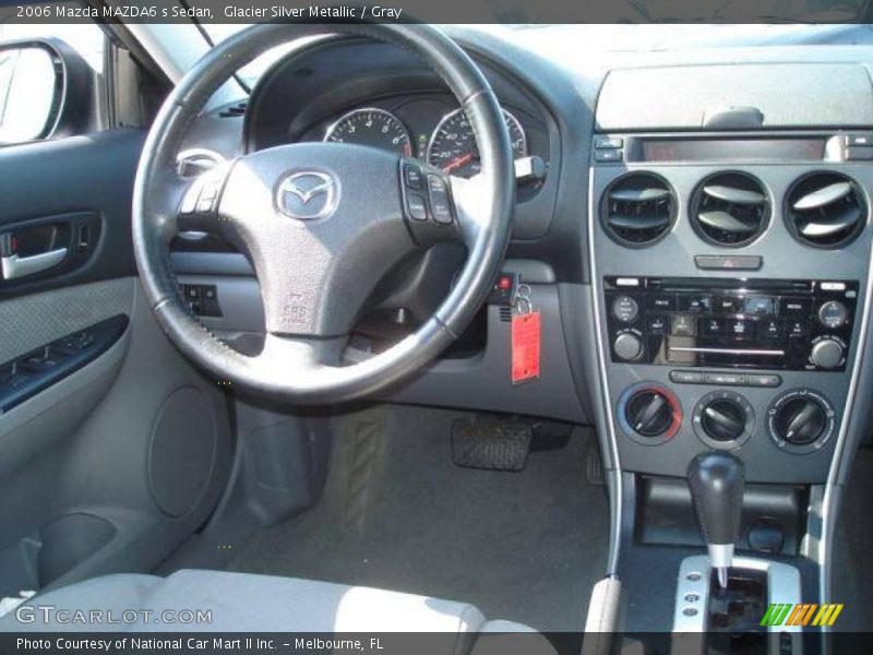 Glacier Silver Metallic / Gray 2006 Mazda MAZDA6 s Sedan