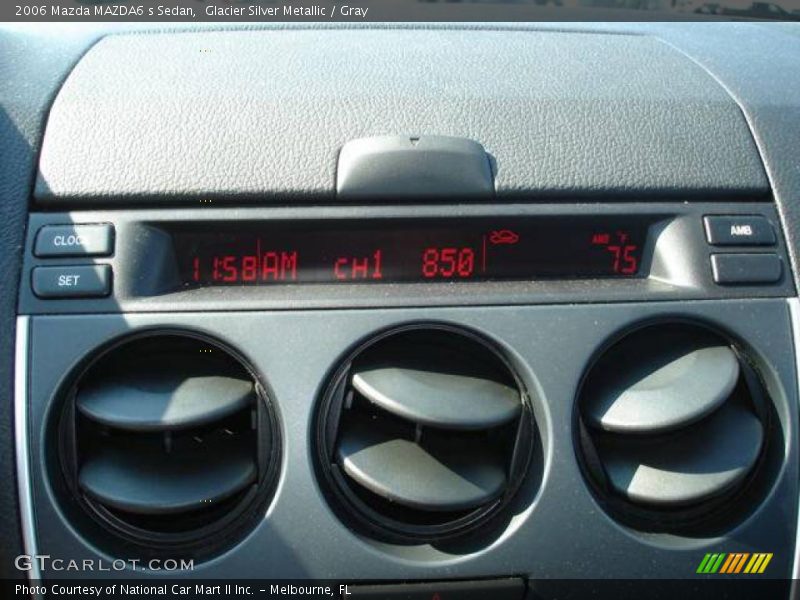 Glacier Silver Metallic / Gray 2006 Mazda MAZDA6 s Sedan