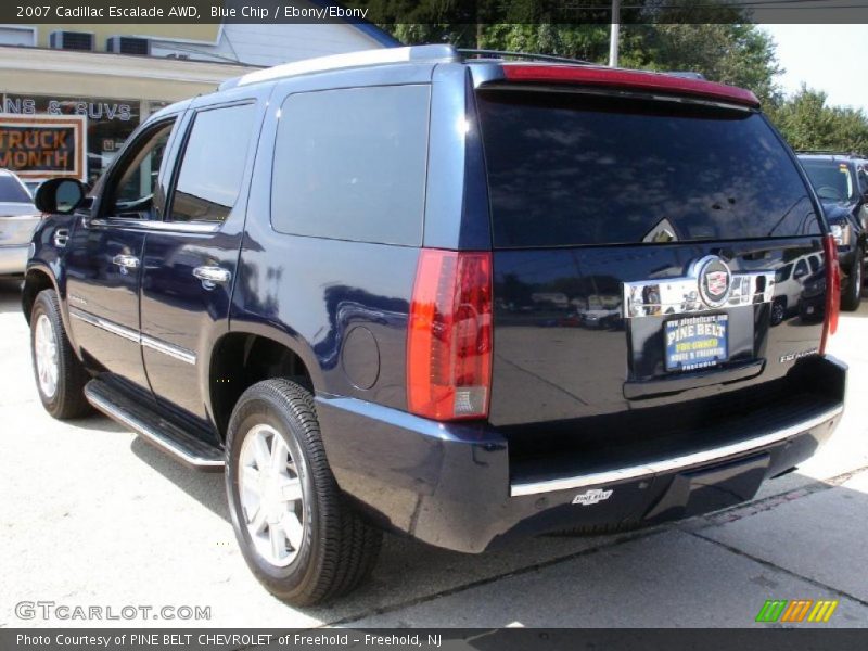 Blue Chip / Ebony/Ebony 2007 Cadillac Escalade AWD