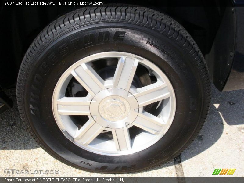 Blue Chip / Ebony/Ebony 2007 Cadillac Escalade AWD