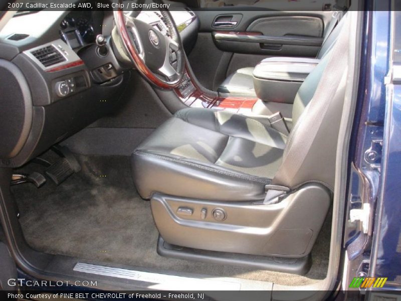 Blue Chip / Ebony/Ebony 2007 Cadillac Escalade AWD