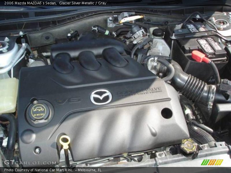 Glacier Silver Metallic / Gray 2006 Mazda MAZDA6 s Sedan