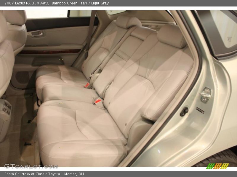 Bamboo Green Pearl / Light Gray 2007 Lexus RX 350 AWD