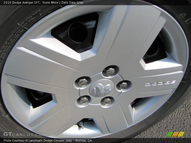 Stone White / Dark Slate Gray 2010 Dodge Avenger SXT