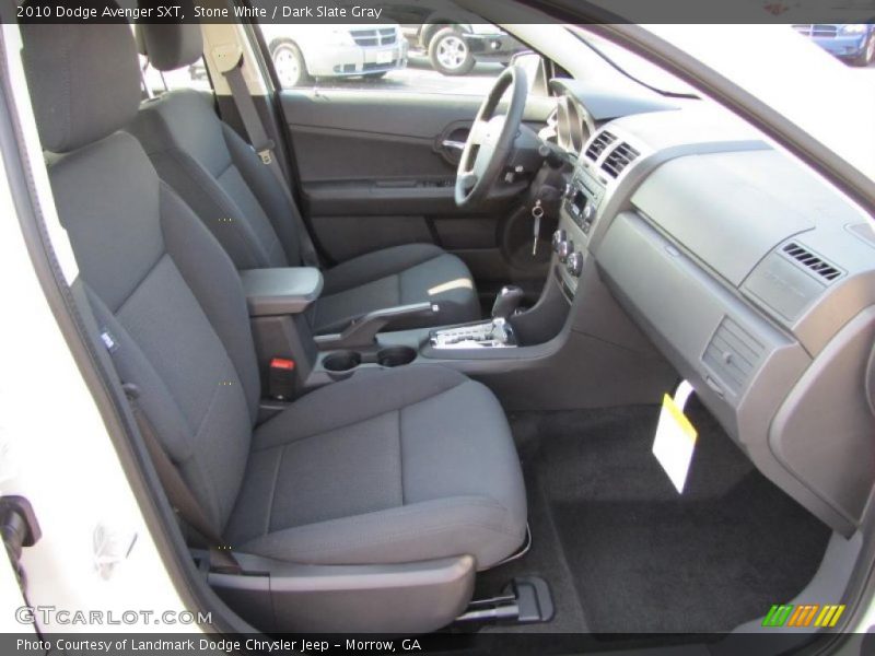 Stone White / Dark Slate Gray 2010 Dodge Avenger SXT