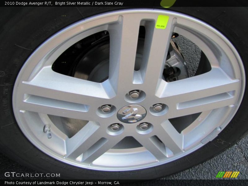 Bright Silver Metallic / Dark Slate Gray 2010 Dodge Avenger R/T
