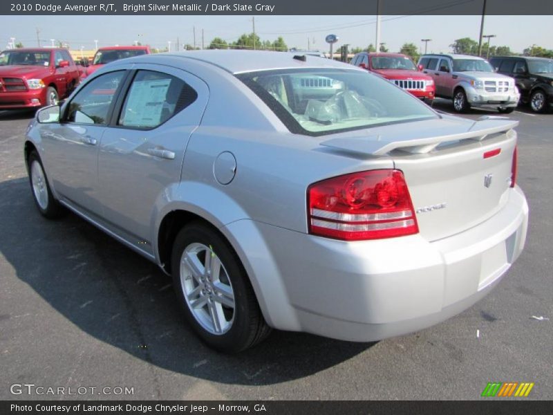 Bright Silver Metallic / Dark Slate Gray 2010 Dodge Avenger R/T