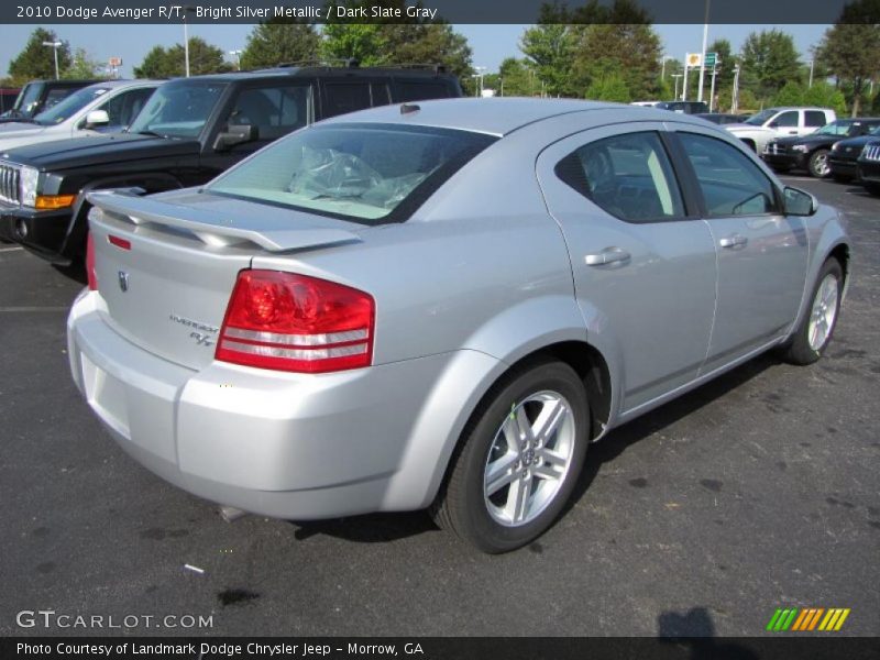 Bright Silver Metallic / Dark Slate Gray 2010 Dodge Avenger R/T