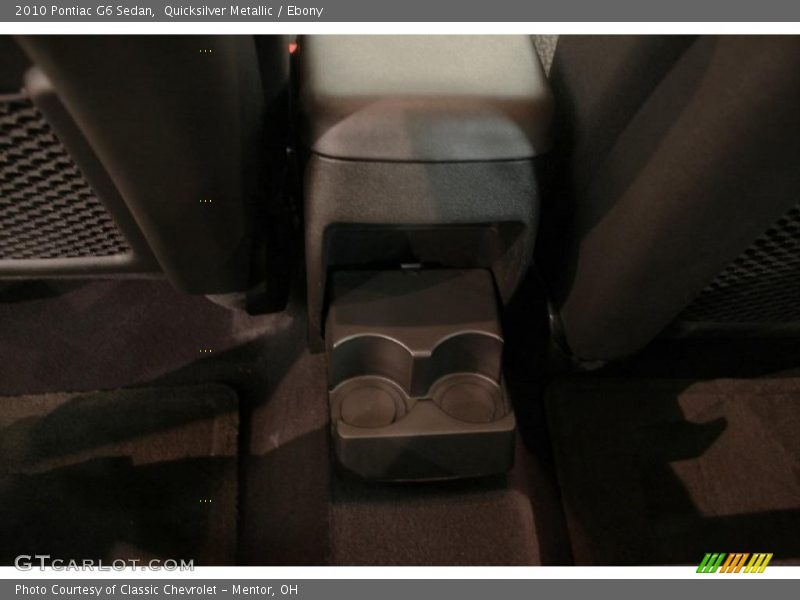 Quicksilver Metallic / Ebony 2010 Pontiac G6 Sedan