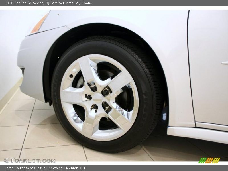 Quicksilver Metallic / Ebony 2010 Pontiac G6 Sedan