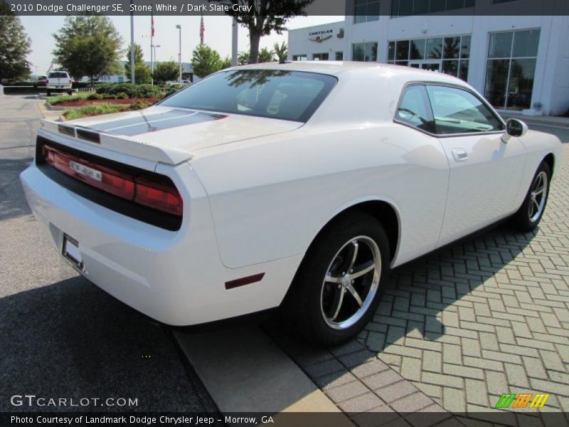 Stone White / Dark Slate Gray 2010 Dodge Challenger SE